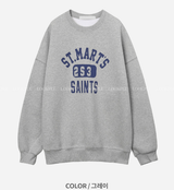 Urban St. Middle Length Overfit Sweatshirt