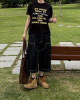 Beto Studded Bermuda Denim Pants