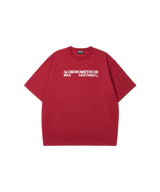 Noreason Short sleeve _ Dark Red