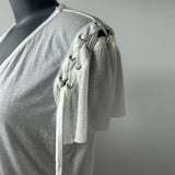 SEETHROUGH SLIM LINE TSHIRT WHITE