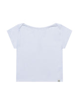 ベーシック エッセンシャル リブ ボートネックトップ(WHITE)