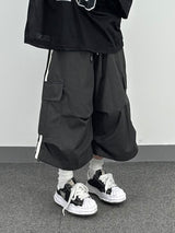 burger track cotton shorts