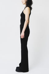 (W) Dot Black Sleeveless