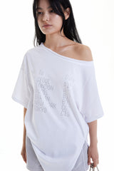DEPARTURE CUBIC UNBALANCED TOP (WHITE)