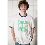 ロゴ リンガー Tシャツ / WHITE