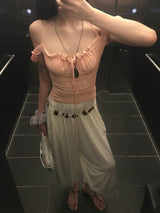 Boheme Line Vintage Wood Beads String Belt