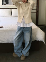 Double Cut Balloon Denim (4c)