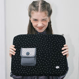 Star pocket notebook pouch_black