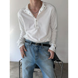 [S/S] ディープマッスルヘンリーネックニットスリーブ(3color)