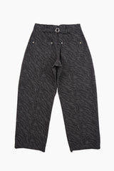 Ghibli pattern cotton wide pants