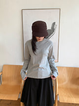 ドルデカラーラウンド長袖Tシャツ