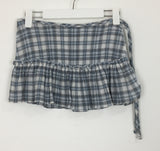 Plaid Layered Wrap Skirt (2color)