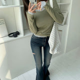 [BELLIDE MADE] 8 colors テンセルレイヤードUネックTシャツ
