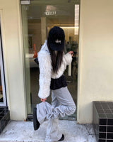 ヘアミニカーディガン