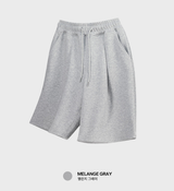 Look Ansin Pintuck Bermuda Wide Banding Shorts