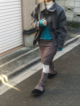 dot corduroy skirt