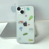 Rainy Day Sticker Phone Case