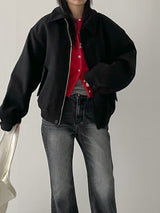 [unisex] 641 cat-washed bootcut denim pants