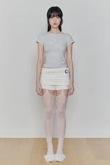 RUBY HOOK SHORTS (SS ver.) white