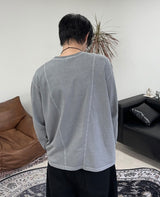 ディーターピグメントカット長袖Tシャツ