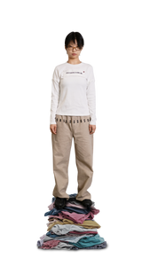 "ハイヤー ミー" コンバーテーブルロングスリーブ (WHITE)