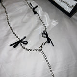  Metal Silver Waist Chain Belt Marmot/Ribbon/Rose (Choose 1 of 3)