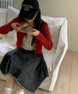 ナイローバランスデニムサージェリー ミディスカート