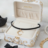  Crescent Moon Choker - Gold Color (Penthouse3 Hanjihyun, LOONA Yves Choker)