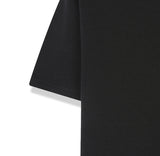 Veil Button V-neck Short Sleeve T-shirt