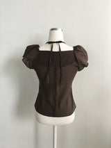 Petal drift blouse