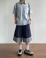 Rollup Bermuda Denim Pants