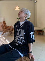ツーエルブカラーVネック半袖Tシャツ 4C