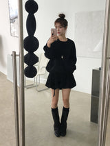 Pumpkin suede banding shorts