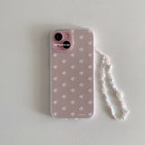 [translucent jelly] ribbon pattern case