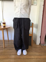 ウェリーストリングポケットワイドパンツ (2c)