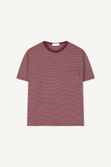 ストライプポケットショートスリーブTシャツ
