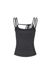 CORSET PANEL TOP charcoal