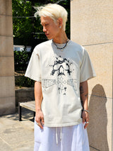 VENTIQUE ピグメントスモークTシャツ 3color