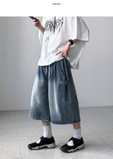 Liquid Snap Bermuda Denim