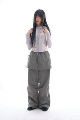 Alicorn draped hooded tee