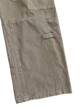 GARMENT-DYED DISTRESSED BELT LOOP POCKET CROSS PLEAT COLOR-TOOTH ZIPPER DRAWSTRING CARGO PANTS