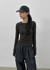[MADE] Huebun Fleece-lined Warmer Long-Sleeve T-shirt