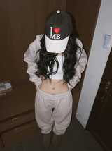 Napping Thick Soft Hooded Zip-Up Set