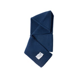24FW BASIC LOGO JACQUARD MUFFLER BALACLAVA NAVY