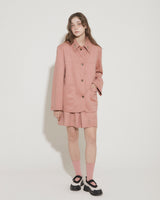 FAUX SUEDE STUDS JACKET [PINK]