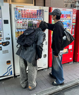 ディットスナップボタンレオパードワイドパンツ