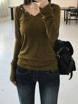 テンセルフーデッドTシャツ(5 colors)