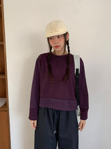 Hillmon Stripe Round Long Sleeve Tee