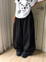 26SS★ [BAONHAUS] ポリティ カット バルーン ワイド パンツ