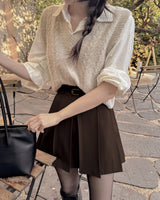 Alpaca knit vest
